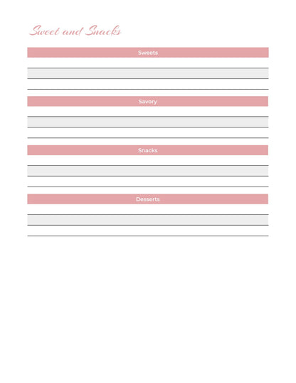 Free Thanksgiving Menu Planner Template