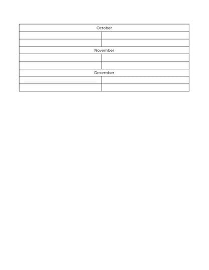 Free Basic Training Planner template