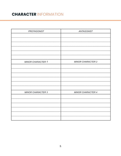 Free DIGITAL STORY PLANNER