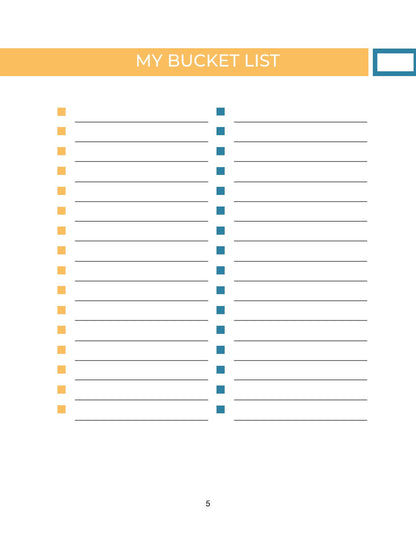 Free Digital Personal Planner Template