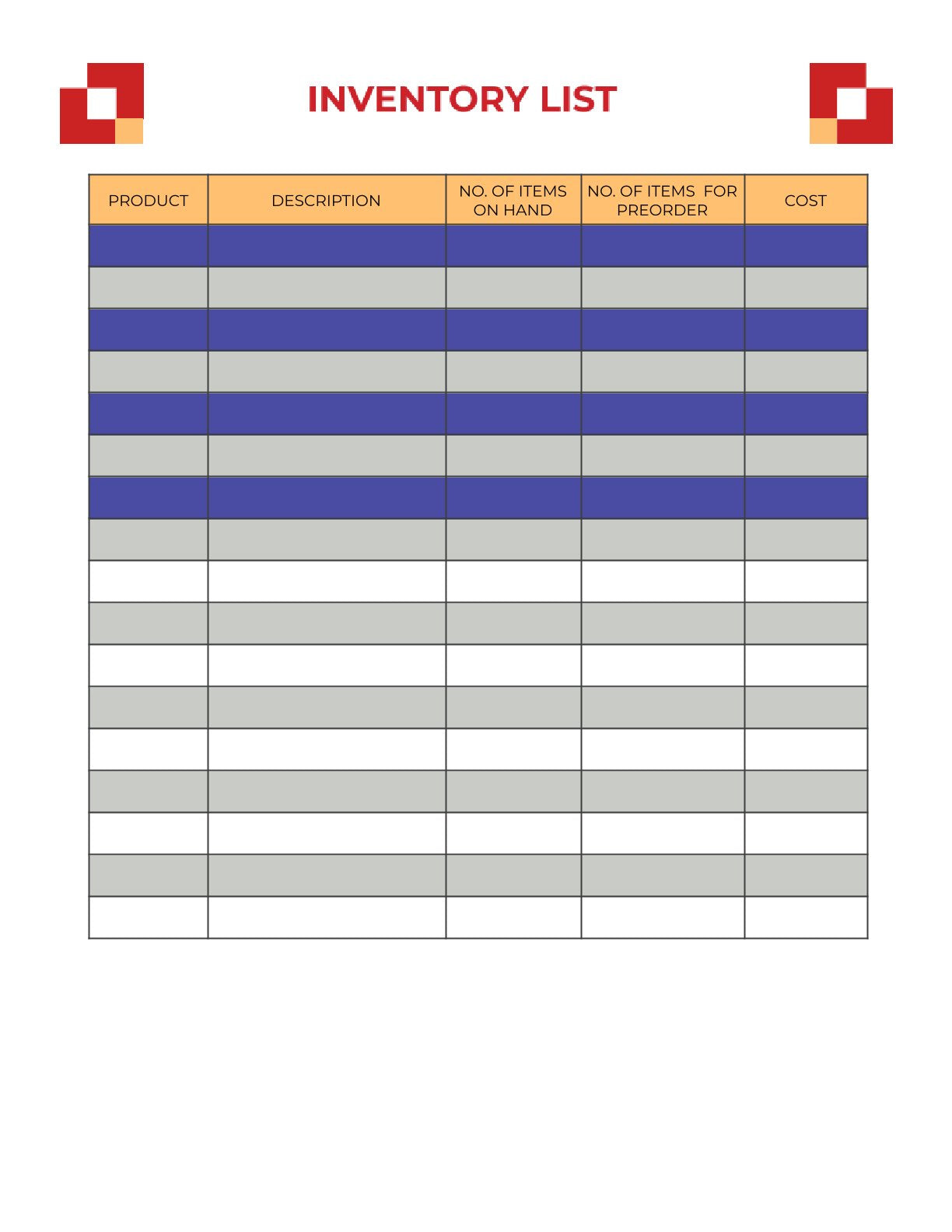 Free Sales Tracker Planner Template