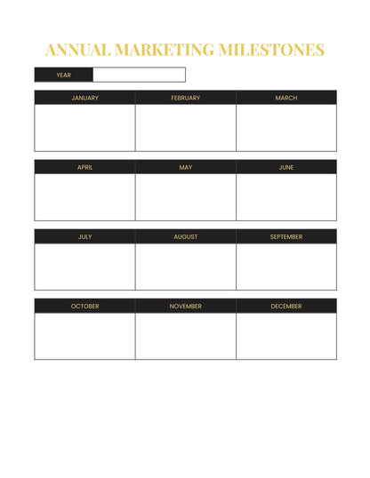 Free Hotel Marketing Planner Template