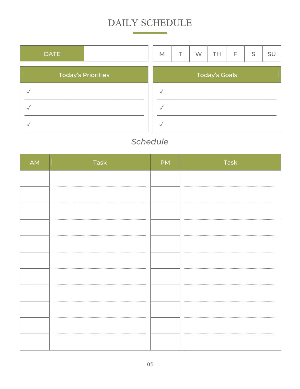 Free Etsy Marketing Planner Template