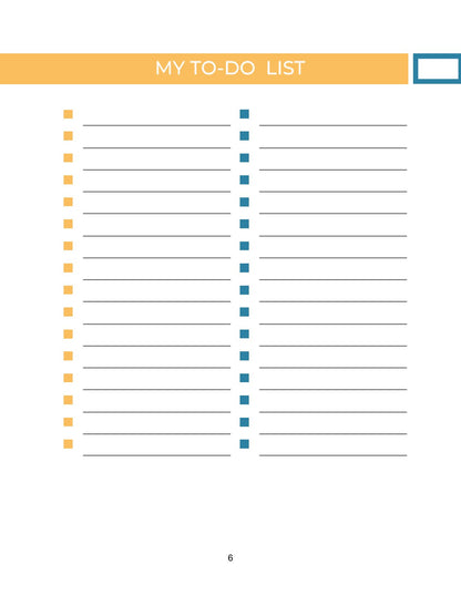 Free Digital Personal Planner Template