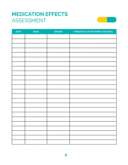 Free Medicine Personal Planner Template