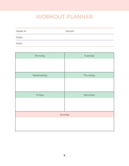 Free Personal Development Planner Template