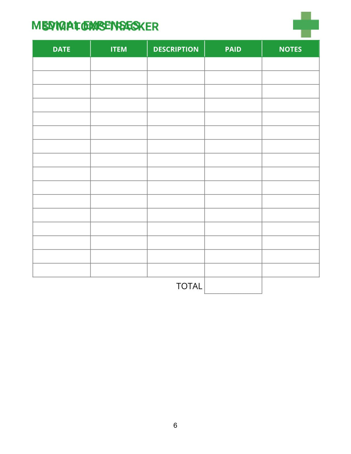 Free Medical Appointment Planner Template