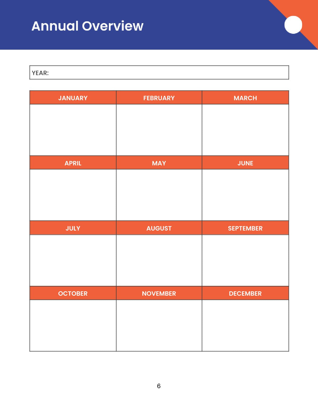 Free Modern Personal Planner Template