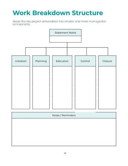 Free Software Project Planner Template