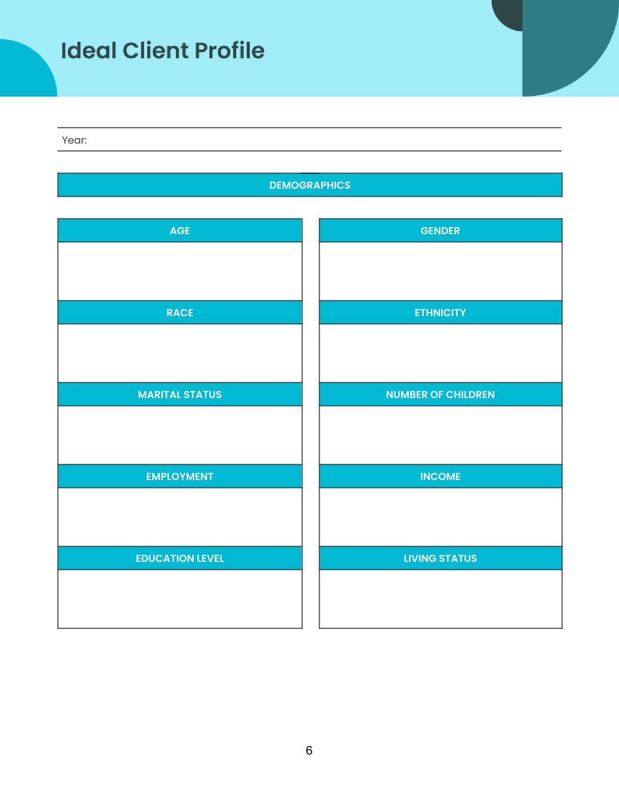 Free Marketing Strategy Planner Template