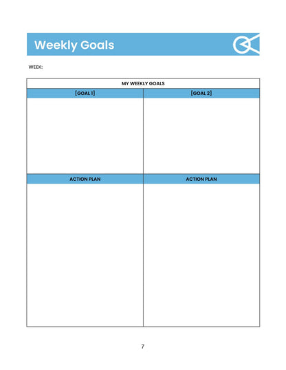 Free Weekly Personal Planner Template