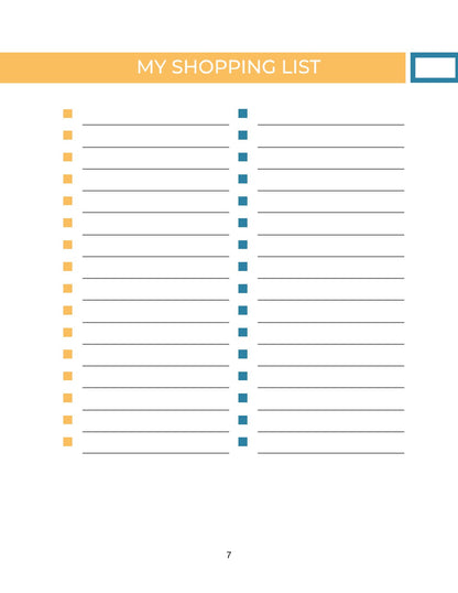 Free Digital Personal Planner Template