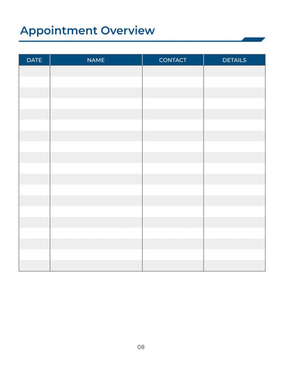 Free Printable Work Planner Template