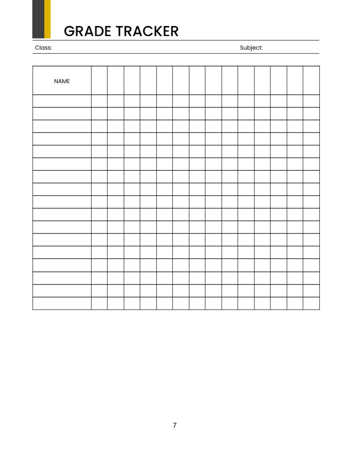 Free Monthly Teacher Planner Template