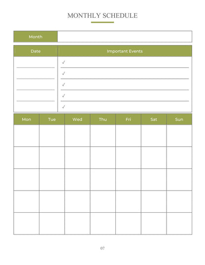 Free Etsy Marketing Planner Template