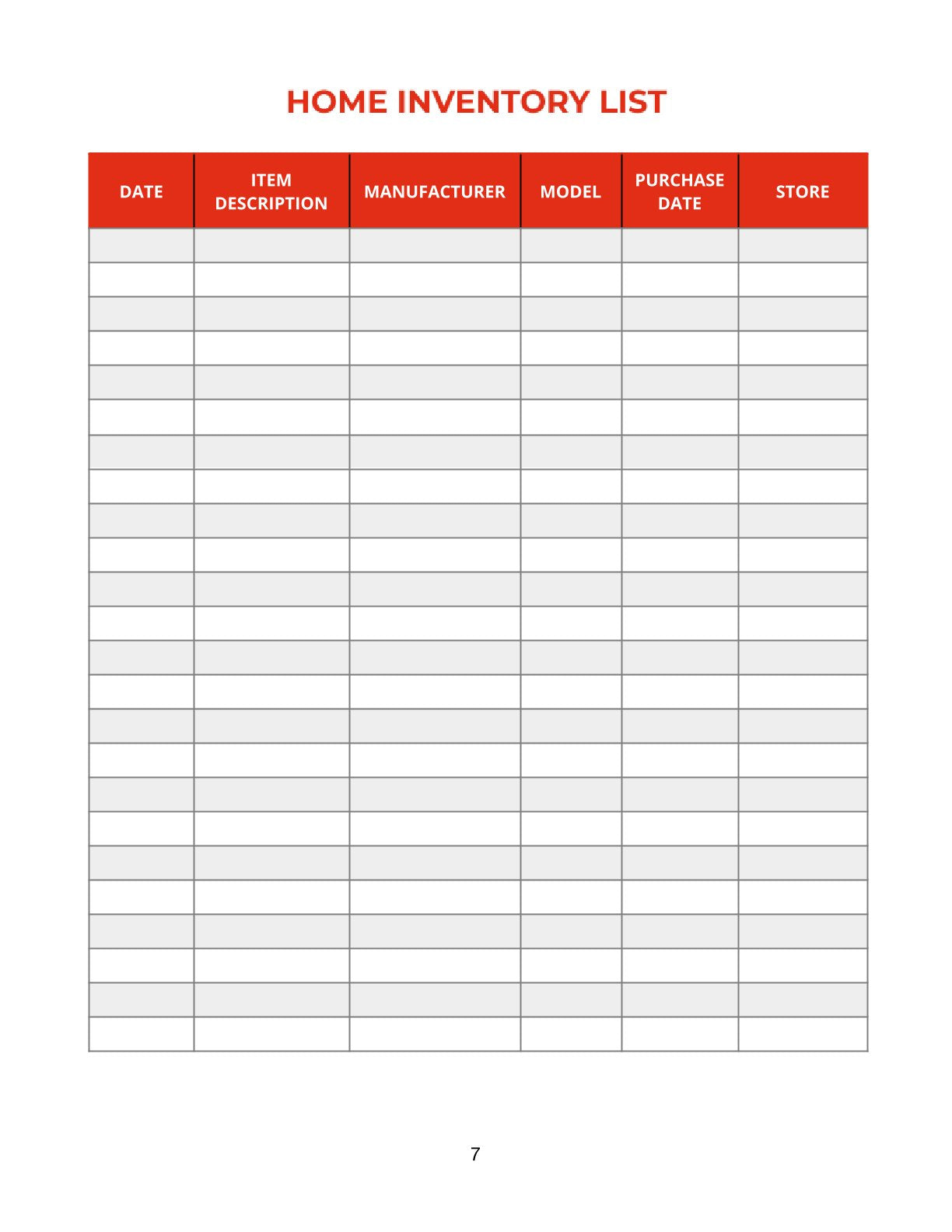 Free Home Renovation Project Planner Template