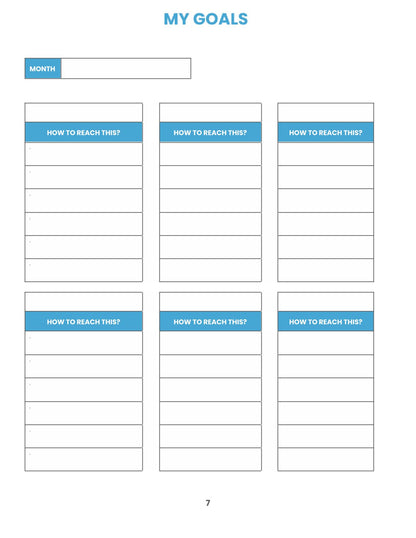 Free Mental Health Planner Template