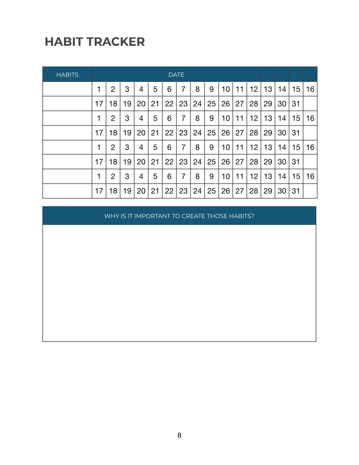 Free Network Marketing Planner Template