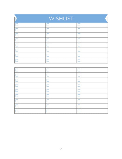 Free Holiday Story Planner Template