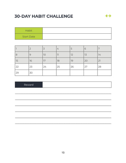 Free Fitness Training Planner Template