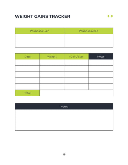 Free Fitness Training Planner Template