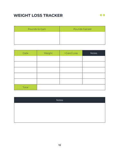 Free Fitness Training Planner Template