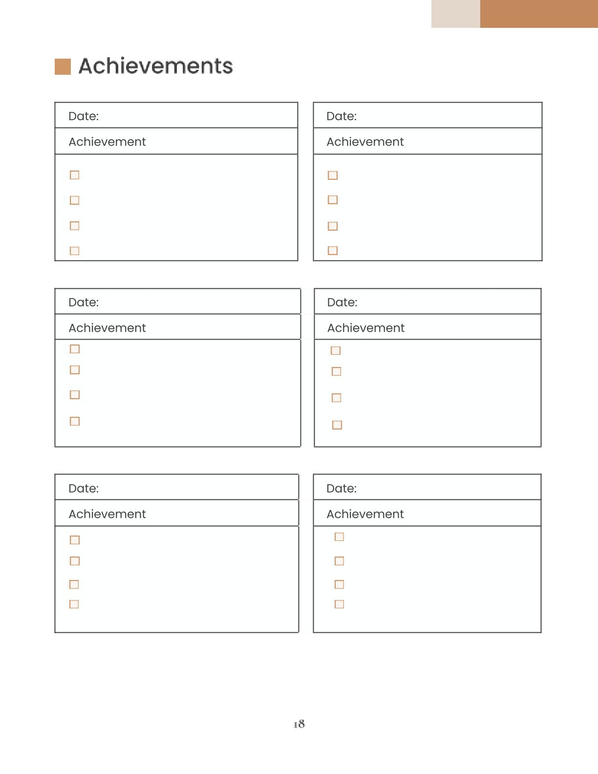 Free Gym Training Planner Template