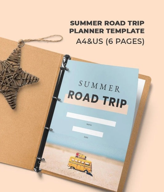 Free Summer Road Trip Planner Template