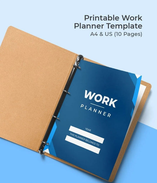 Free Printable Work Planner Template