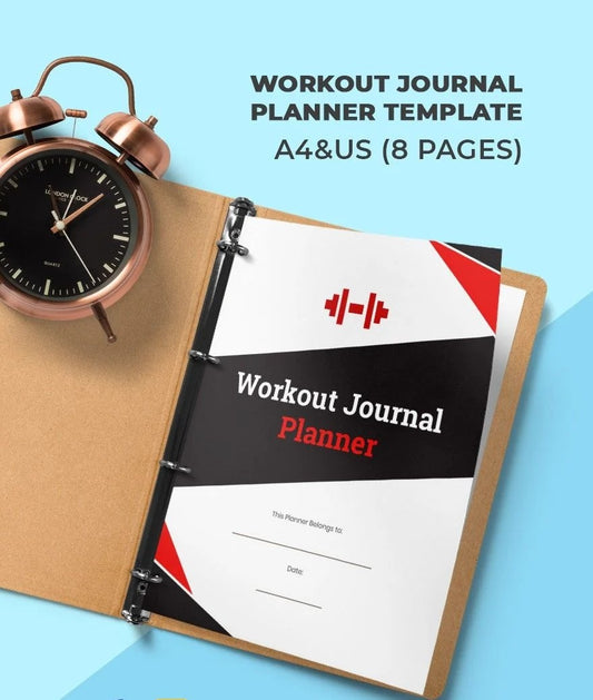 Free Workout Journal Planner Template