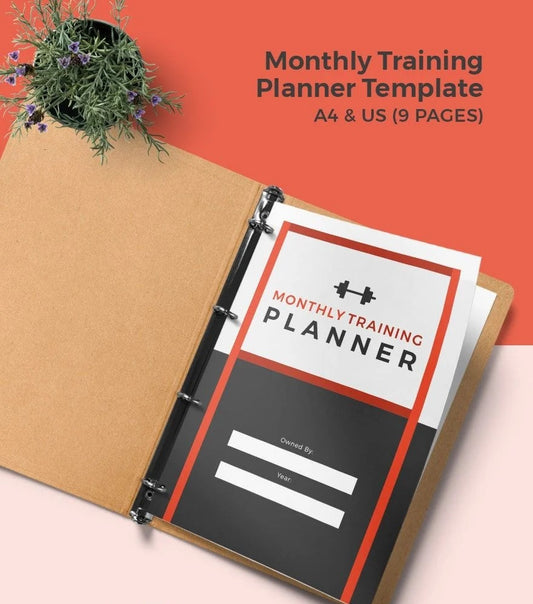 Free Monthly Training Planner Template