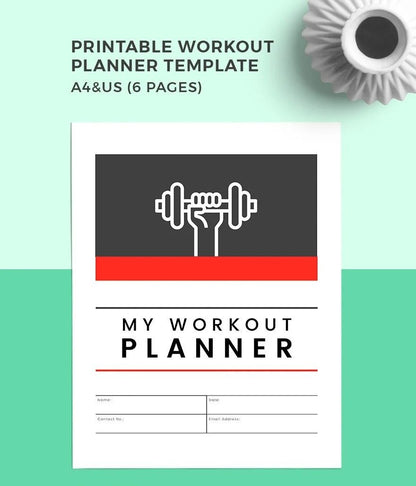 Free Printable Workout Planner Template