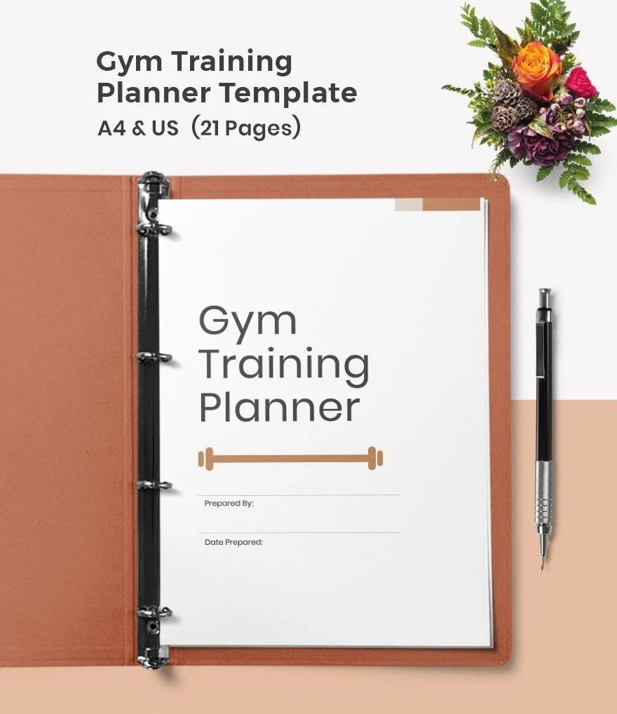 Free Gym Training Planner Template