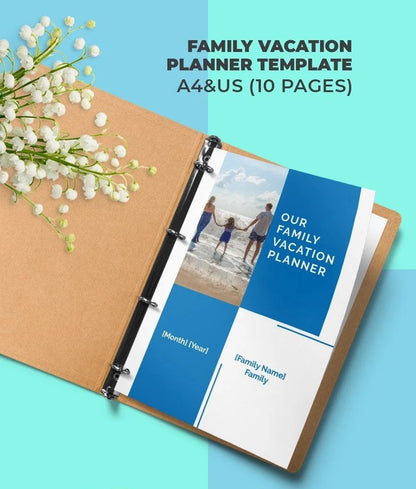 free Family Vacation Planner template