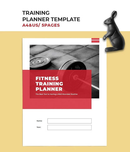 Free Training Planner template