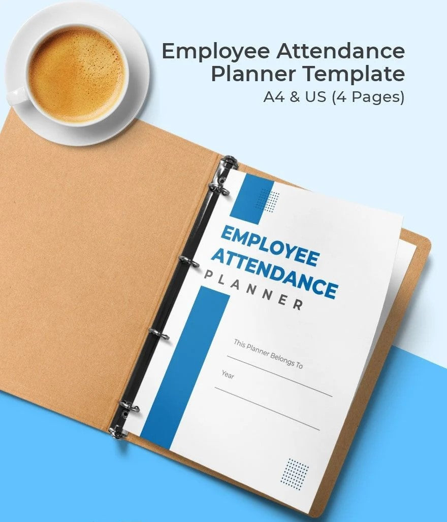 Free Employee Attendance Work Planner Template