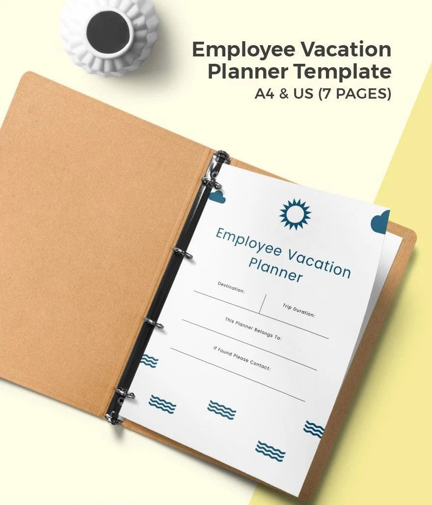 Free Employee Vacation Planner Template