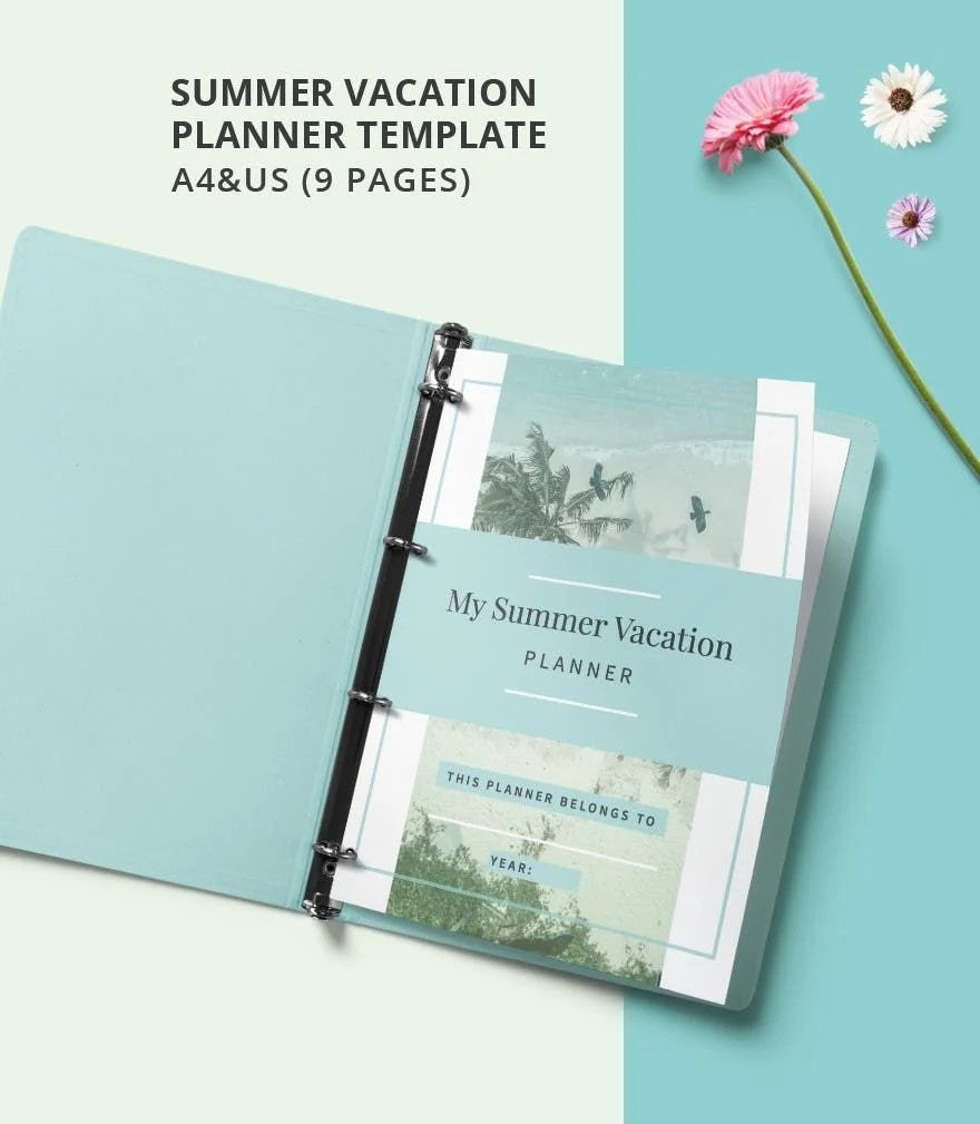 Free Summer Vacation Planner Template