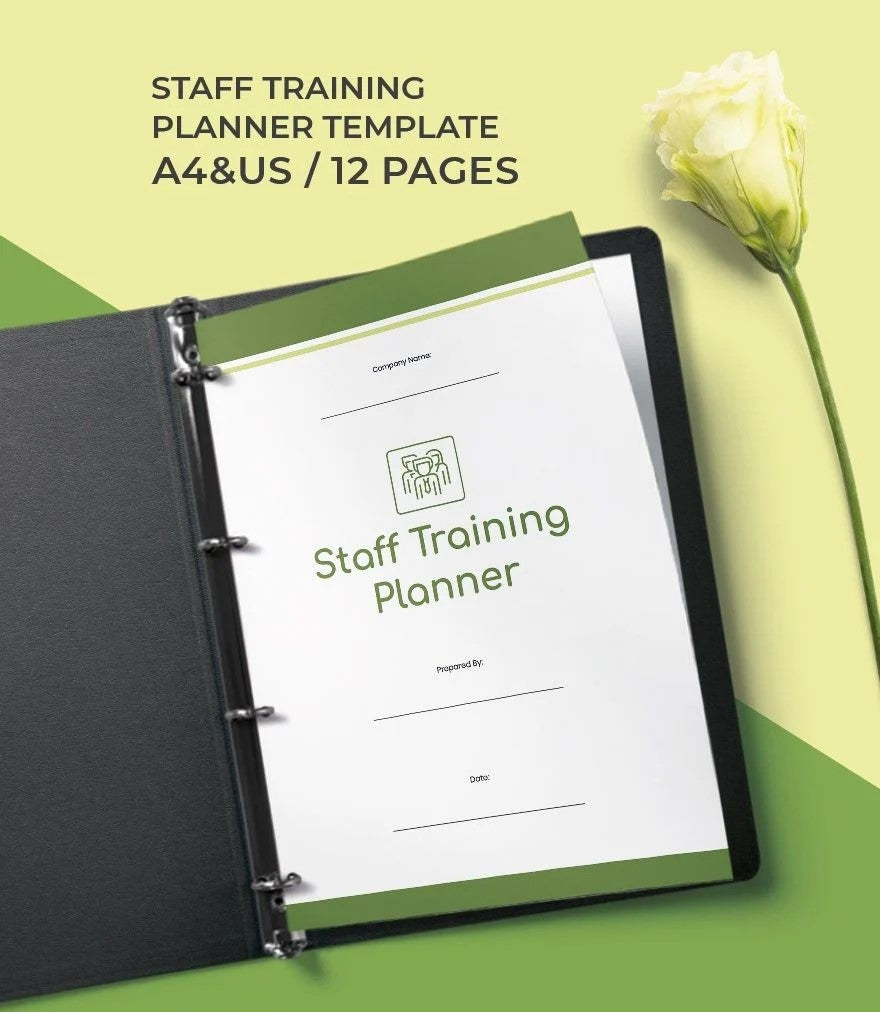 Free Staff Training Planner Template