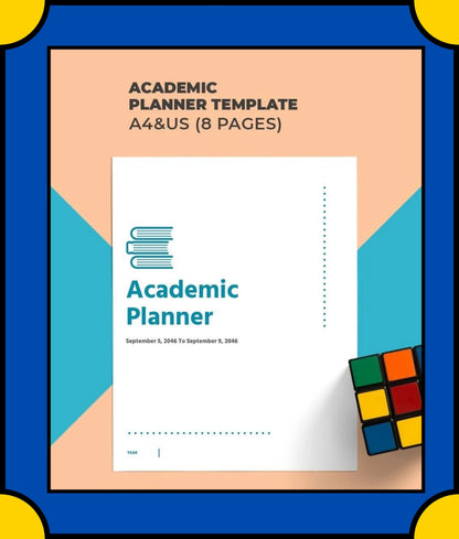 Free Academic Planner Template