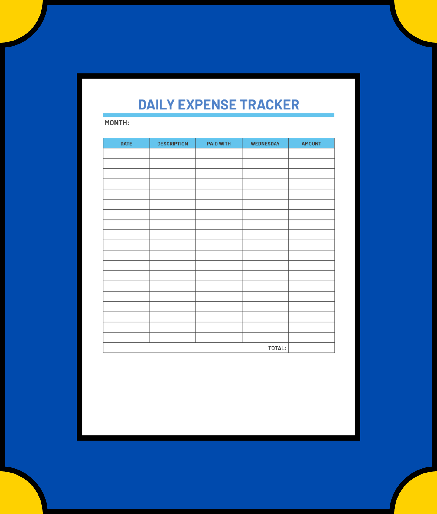 Free Household Budget Planner Template - Manage Your Home Finances