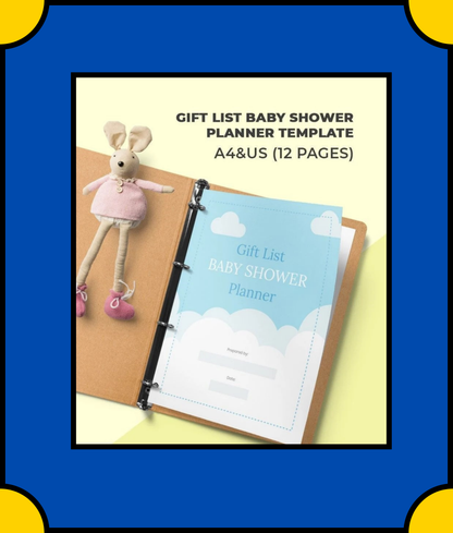 Free Gift List Baby Shower Planner Template - Organize & Track All Gifts for a Memorable Event