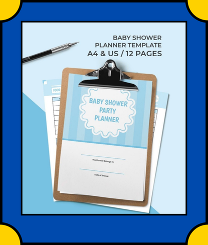 Free Baby Shower Party Planner Template - Plan, Organize & Celebrate with Ease