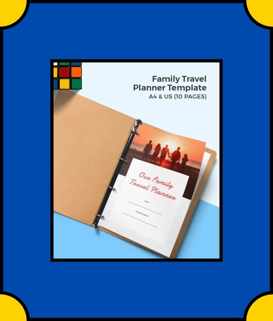 Free Family Travel Planner Template - Plan Your Family Vacation with Ease