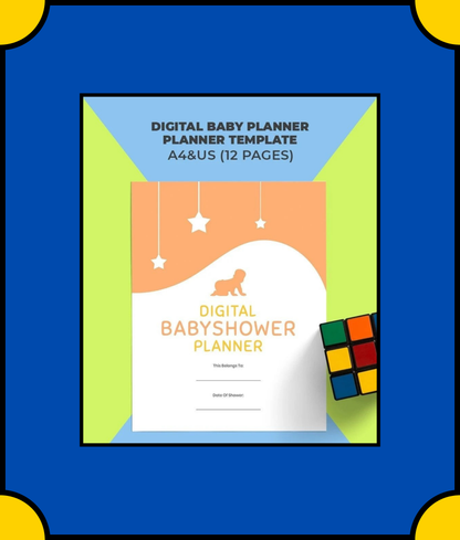 Free Digital Baby Shower Planner Template - Organize & Plan a Memorable Baby Shower