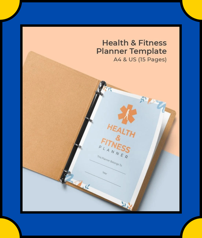 Free Health & Fitness Planner Template