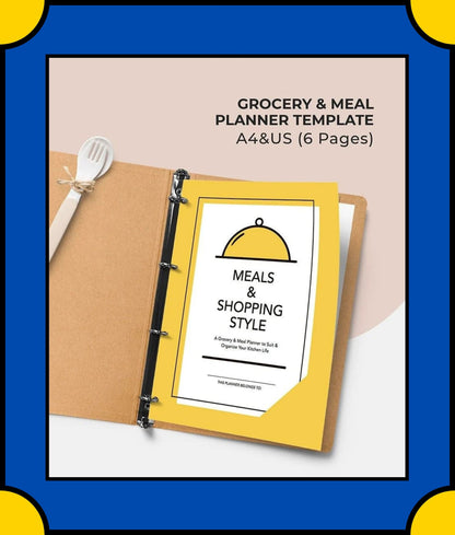 Free Grocery and Meal Planner Template