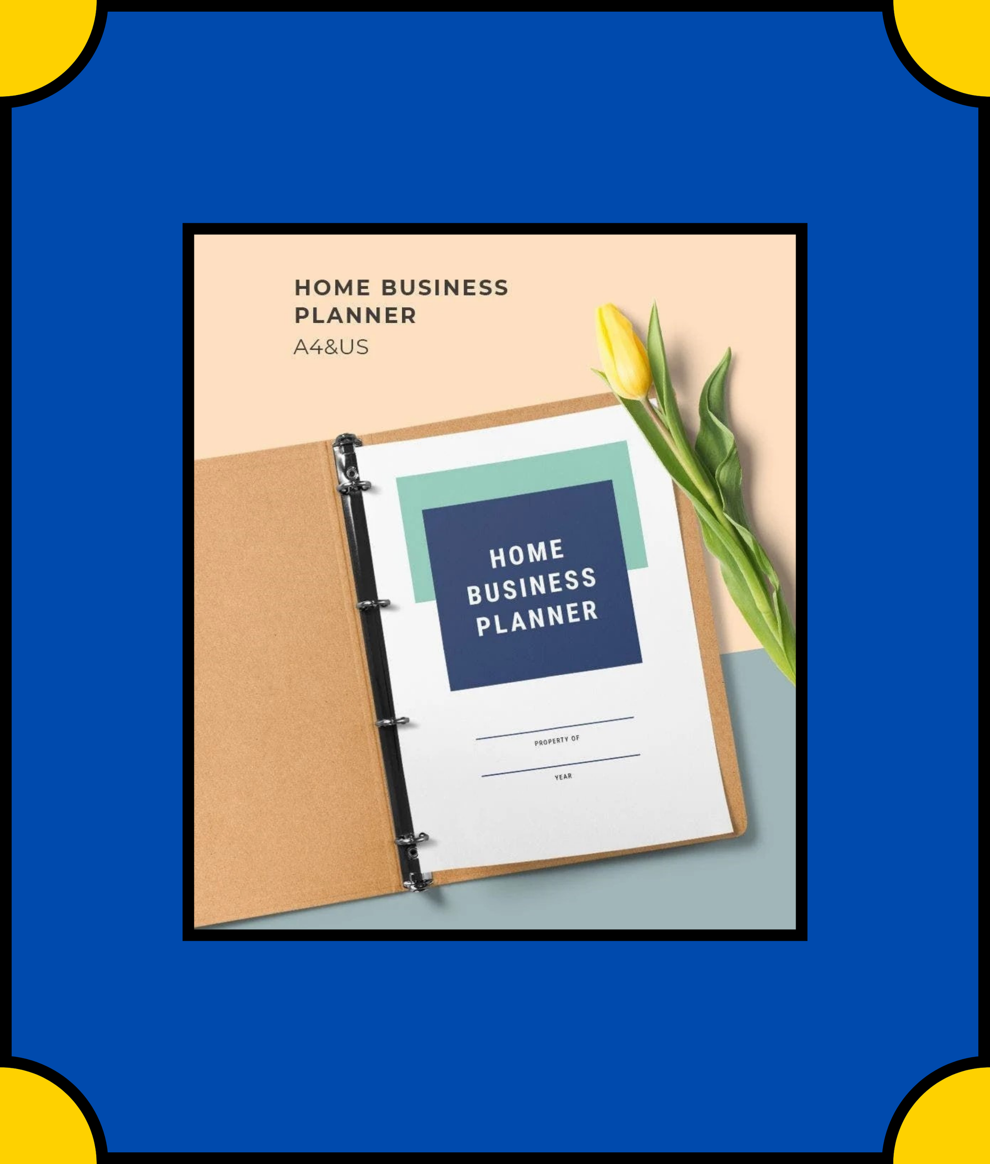 Free Home Business Planner Template - Organize Your Home Business