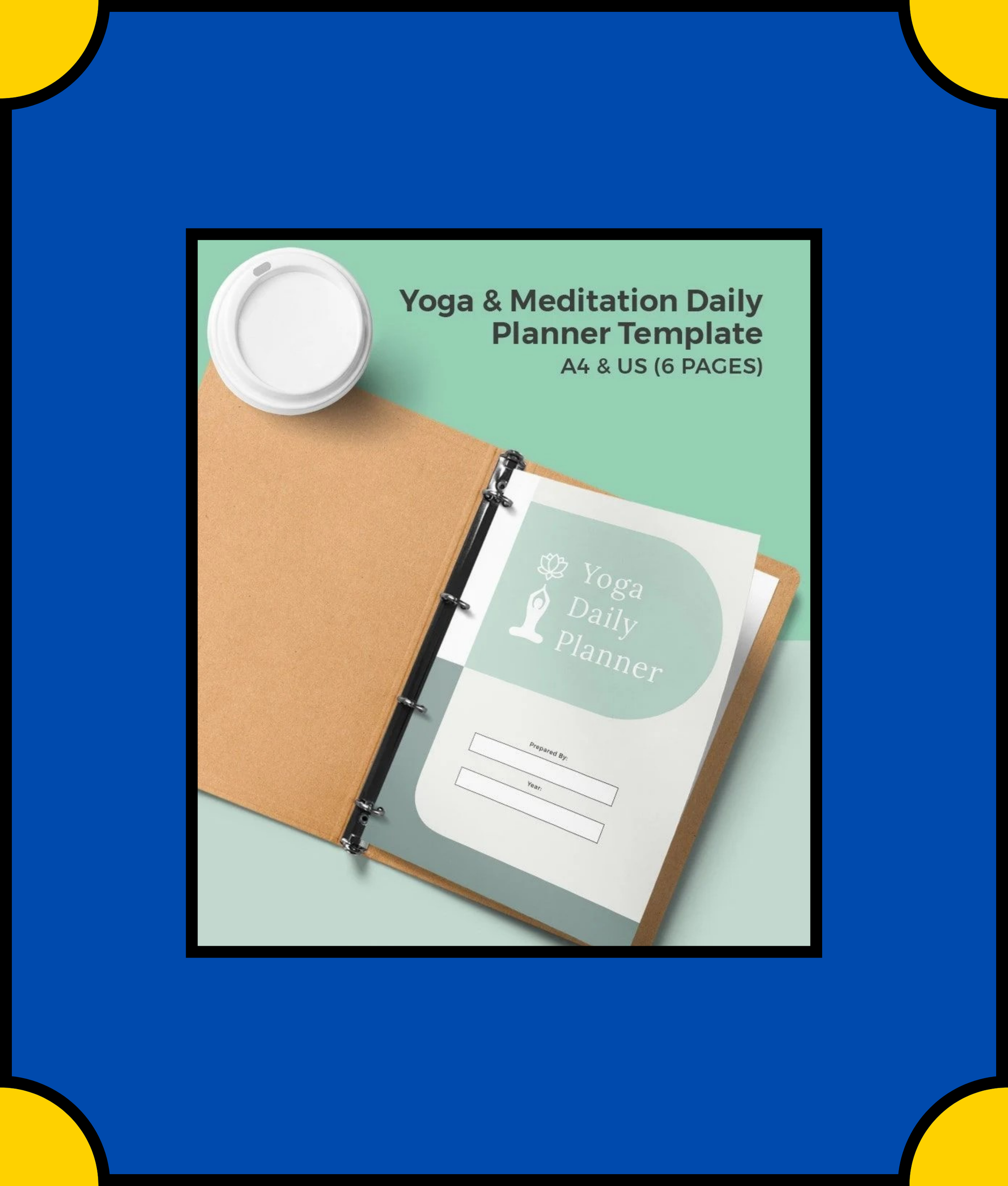 Free Yoga & Meditation Daily Planner Template