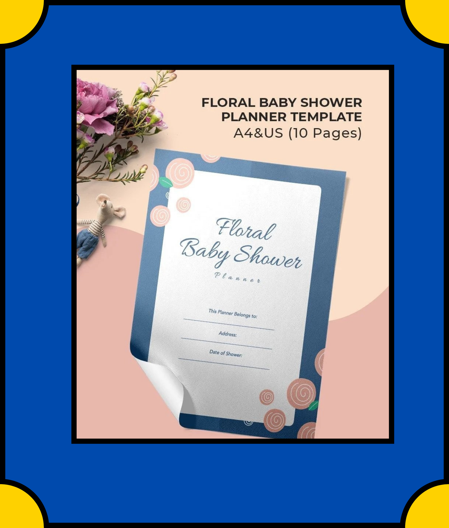 Free Floral Baby Shower Planner Template - Organize a Beautiful & Memorable Event